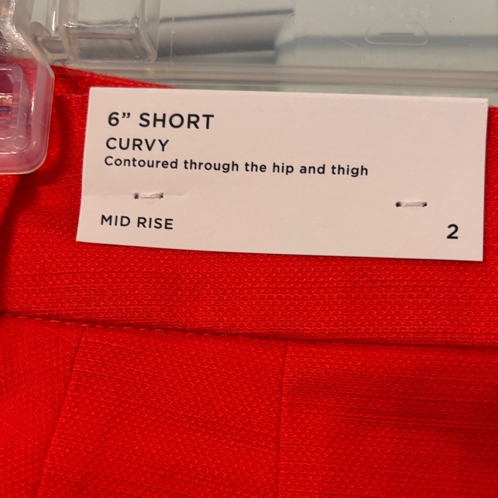 LOFT Vivid Red Women's Shorts - Picture 3 of 5